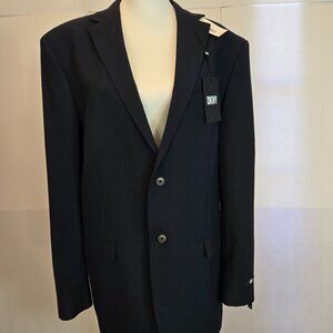 DKNY Men's Suit Blazer Jacket Duran Sz: 44L Navy